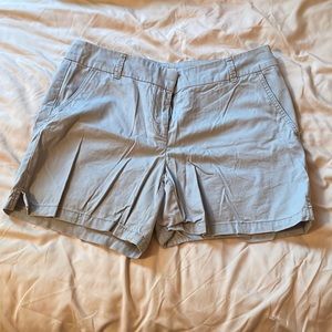 Loft light gray shorts